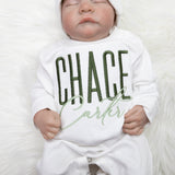 Personalized Baby Jumpsuit & Hat