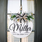 Last Name Door Sign/Hanger