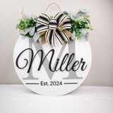Last Name Door Sign/Hanger