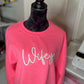 Wifey 3D Puff Sweatshirt