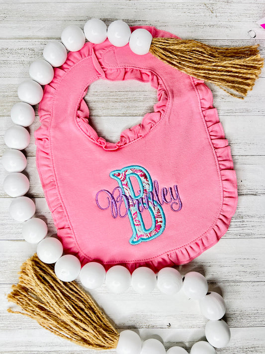 Monogram Baby Bib