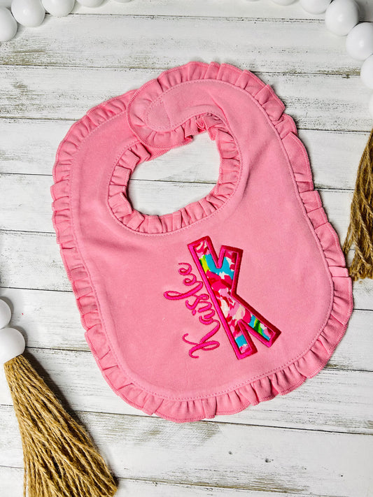 Monogram Baby Bib