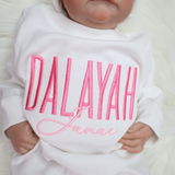 Personalized Baby Jumpsuit & Hat