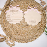 Baby Announcement Sign With Birth Stats