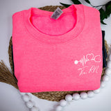 Personalized Registered Nurse Sweatshirt | Gift for Nurse | Comfortable Nursing Apparel | Nurse Appreciation Gift